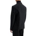 Celine Gray Wool Blazer