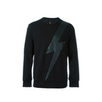 Neil Barrett Black Lyocell Sweatshirt