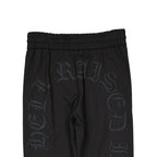 Philipp Plein Black Elastane Joggers (Workout Pants)