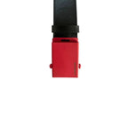 Borbonese Black Leather Men Belt