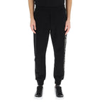 Alexander McQueen Black Cotton Joggers (Workout Pants)