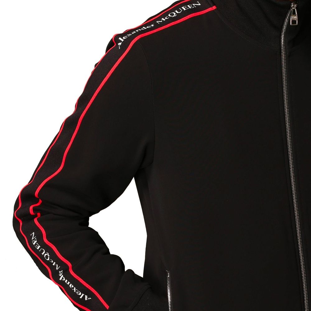 Alexander McQueen Black Viscose Sweatshirt