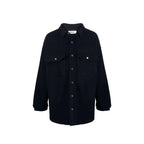 Ambush Blue Marabou Coat