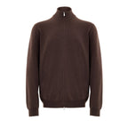 Gran Sasso Brown Wool Cardigan