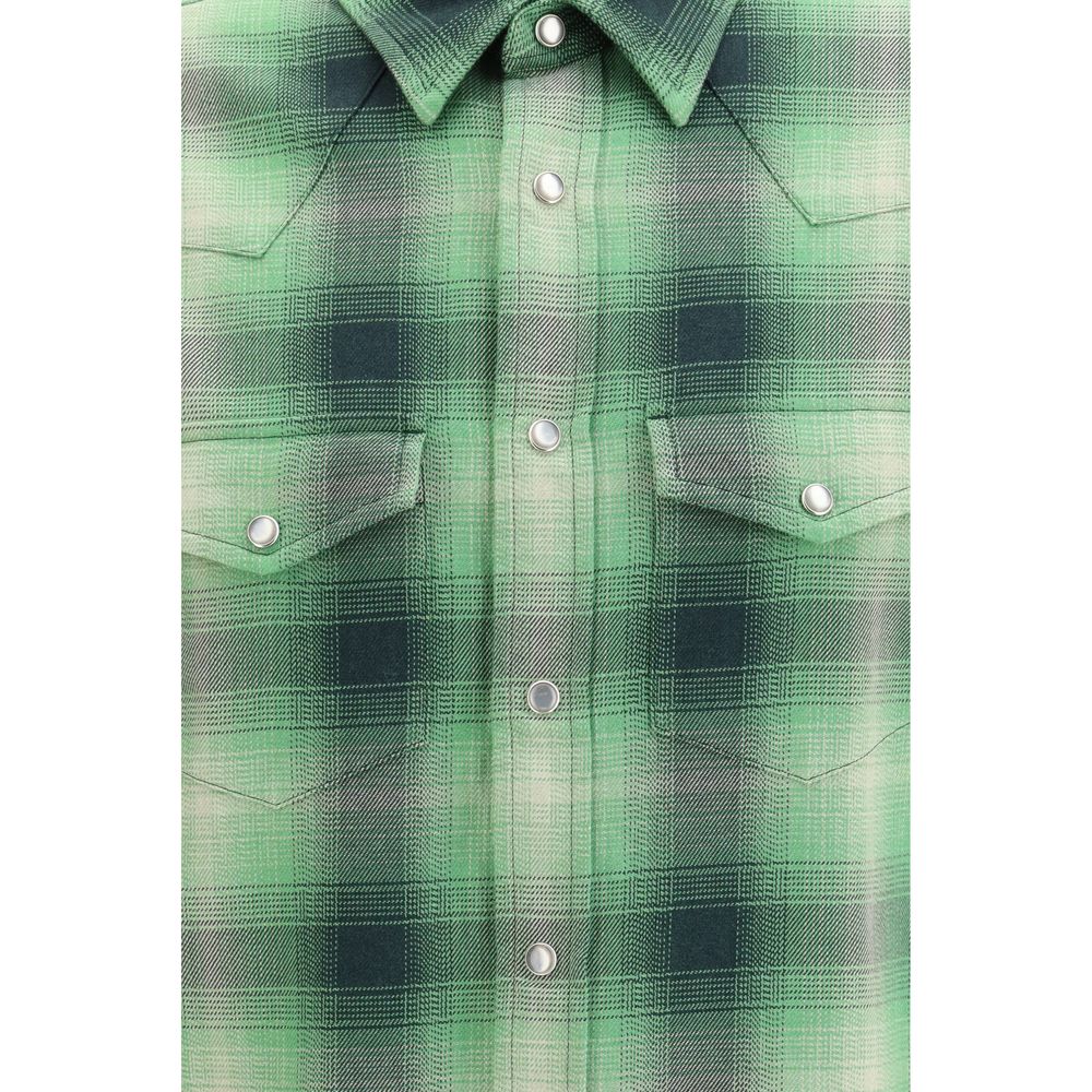 Tom Ford Bicolor Cotton Pattern Shirt