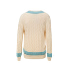 Gran Sasso White Cotton Sweatshirt