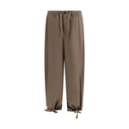 Sacai Brown Cotton Casual Pants