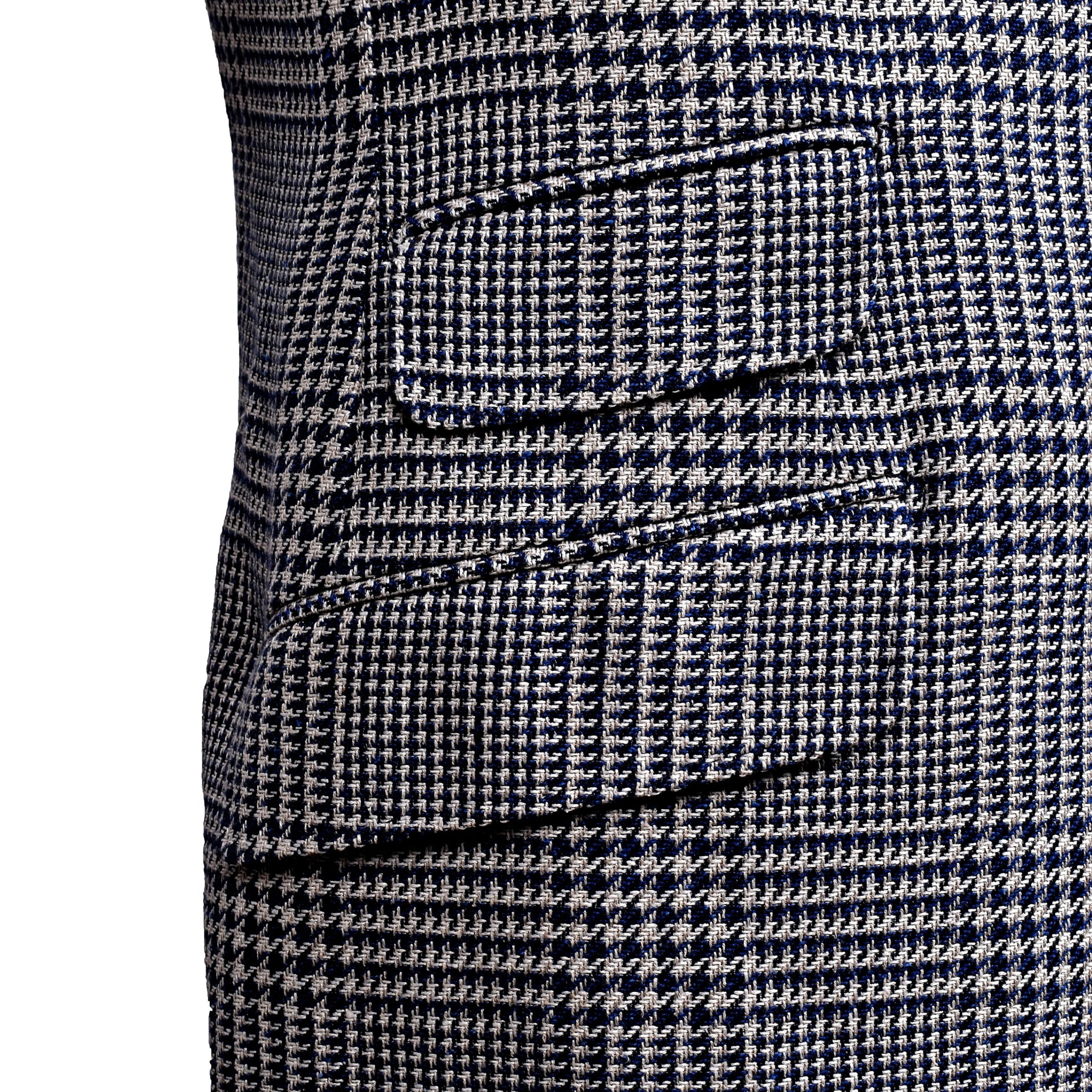 Brunello Cucinelli Blue Linen Coat