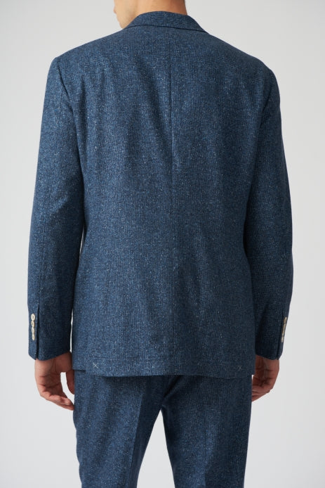 Brunello Cucinelli Blue Silk Two-Piece Suit