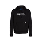 Karl Lagerfeld Black Cotton Hoodie
