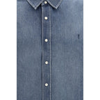 Saint Laurent Blue Denim Shirt