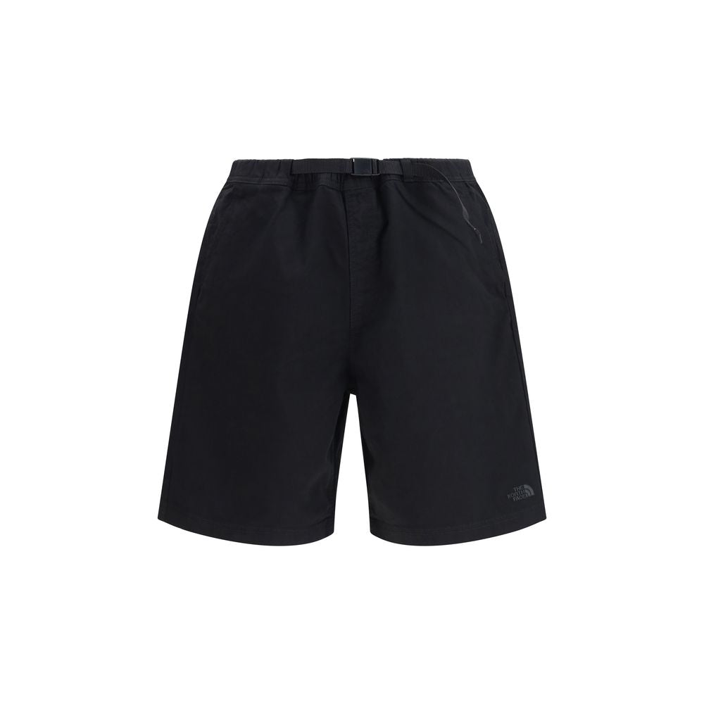 The North Face Black Cotton Bermuda Shorts