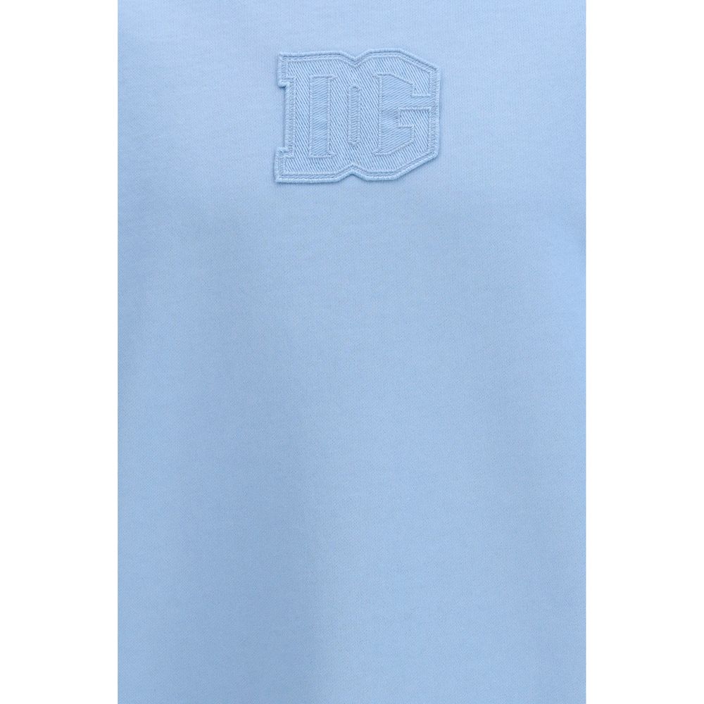 Dolce & Gabbana Blue Cotton Sweatshirt