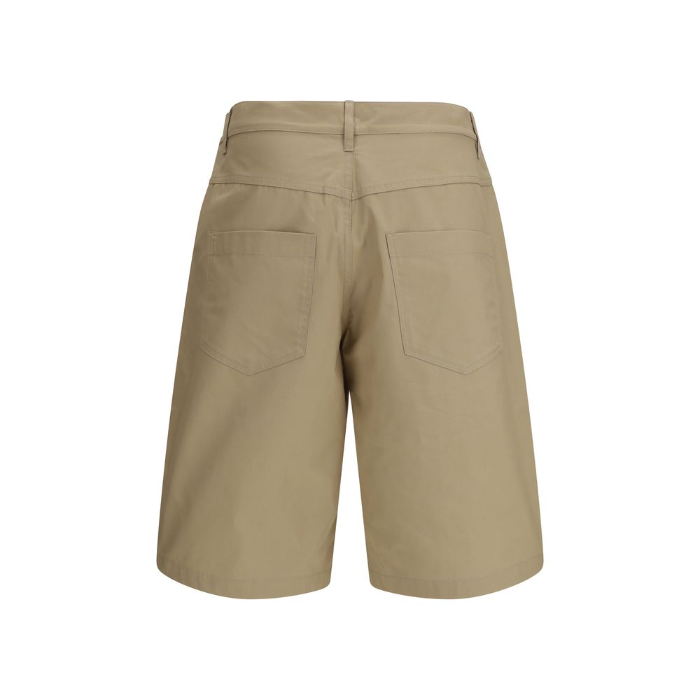 Moschino Beige Cotton Bermuda Shorts