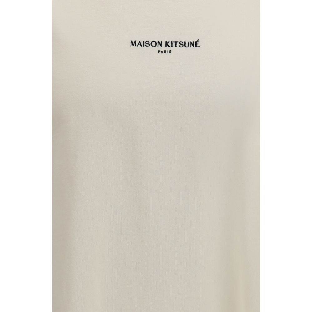 Maison Kitsuné Beige Cotton T-Shirt