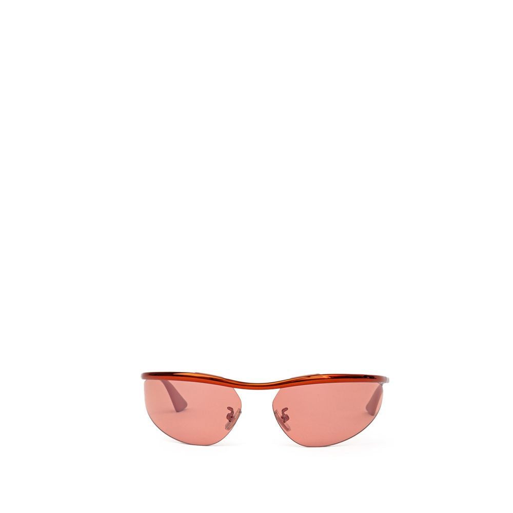 Bottega Veneta Orange Metal Sunglasses