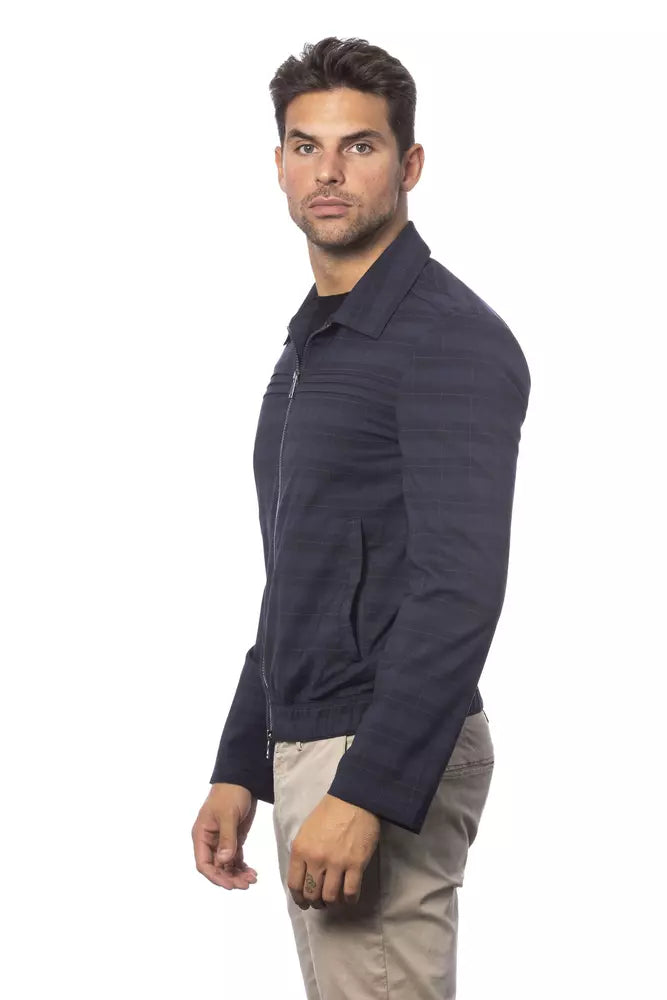 Verri Blue Wool Light Jacket