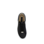Philipp Plein Black Calf Leather Bos Taurus Low Top Sneakers