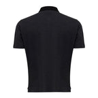 Fendi Black Cotton Polo Shirt