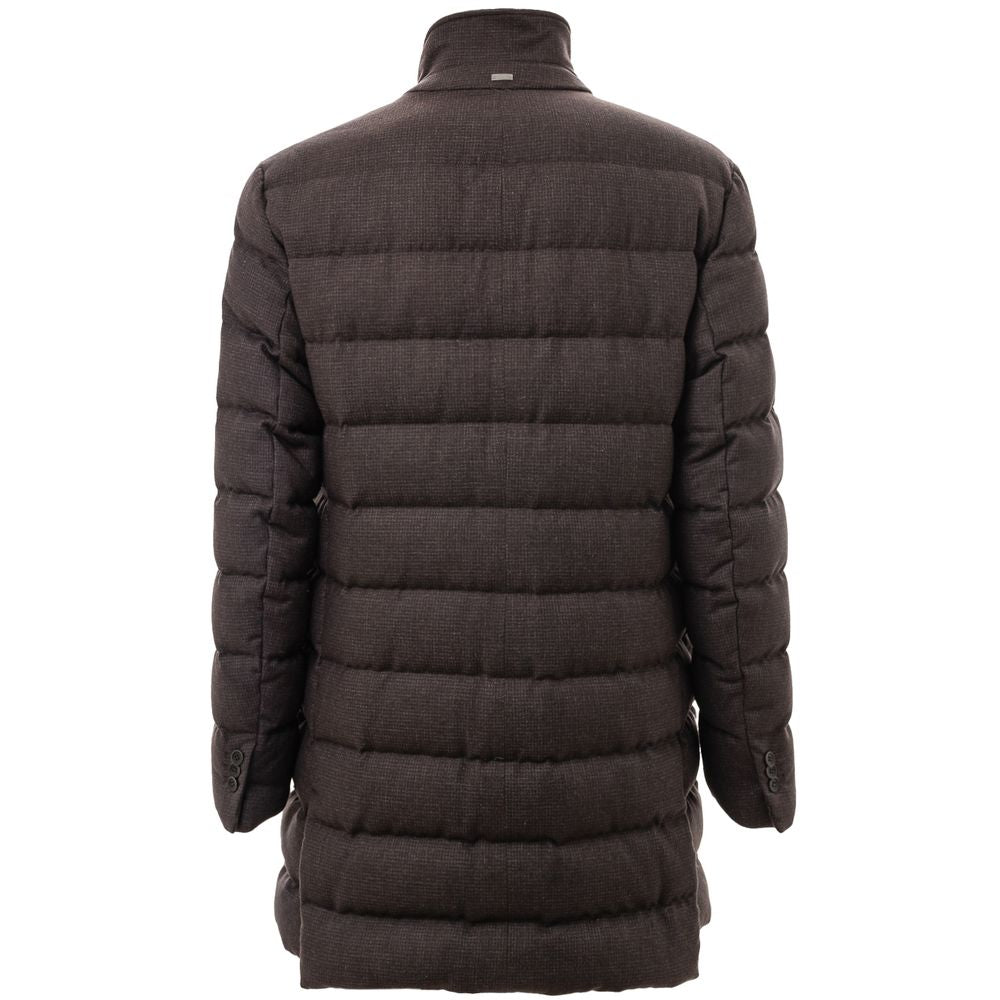 Herno Brown Wool Jackets & Coat