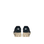 Lardini Black Suede Leather Athletic Sneakers