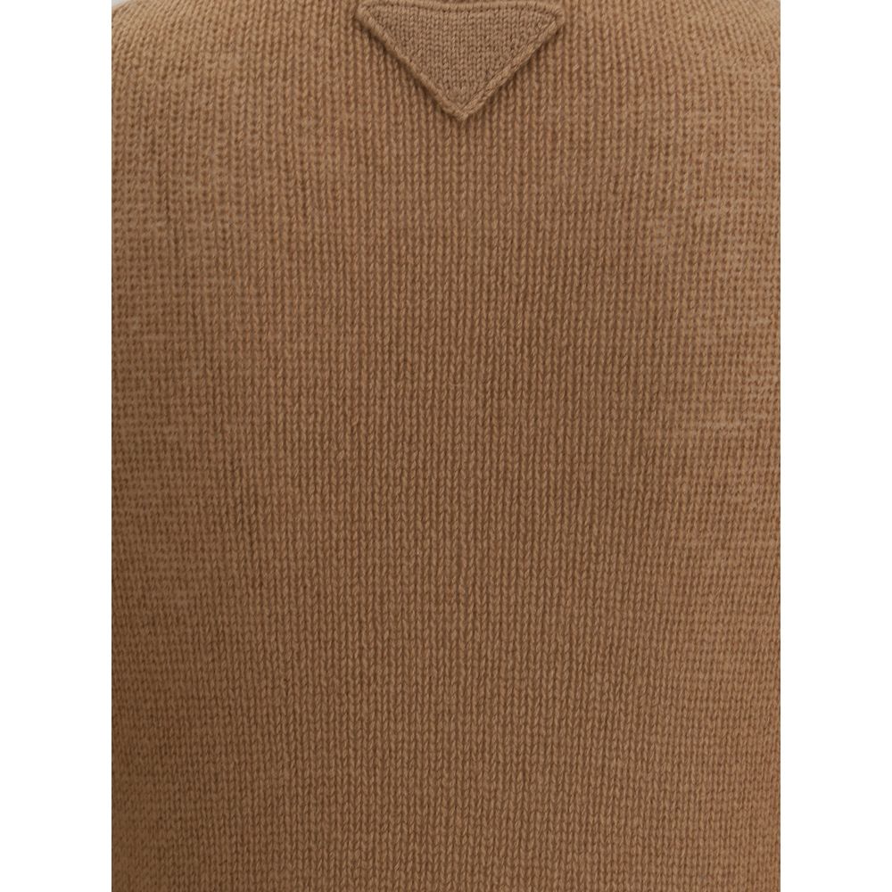 Prada Brown Cashmere Sweater