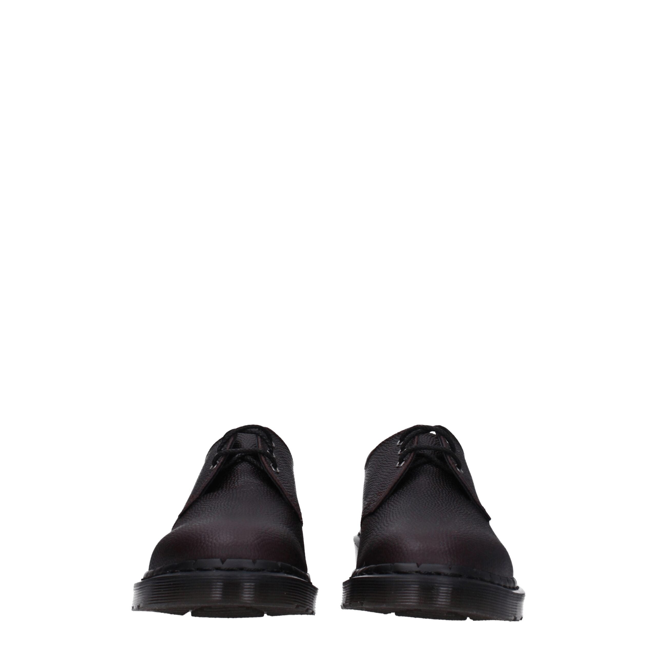 Dr. Martens Purple Leather Oxfords And Derbies
