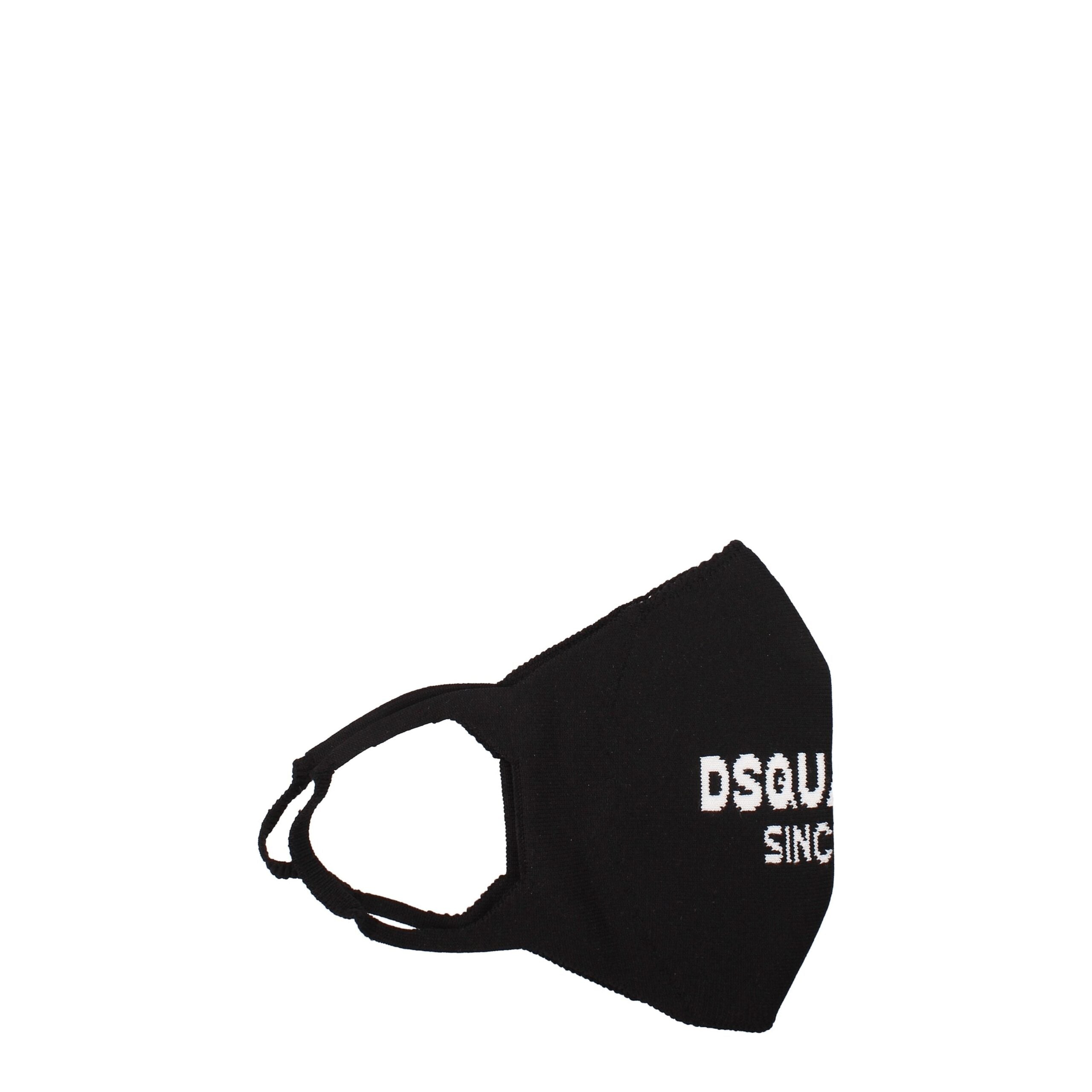 Dsquared² Black Polipropilene Facemask