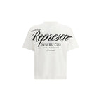 Represent White Cotton T-Shirt