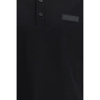Givenchy Black Cotton Polo Shirt