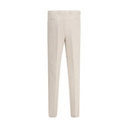 Brunello Cucinelli Beige Cotton Casual Pants