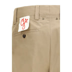 Golden Goose Beige Cotton Chino Pants