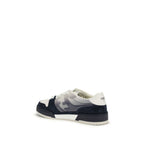 Fendi Multicolor Calf Leather Bos Taurus Low Top Sneakers
