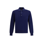 Tom Ford Blue Cotton Polo Shirt
