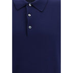Tom Ford Blue Cotton Polo Shirt